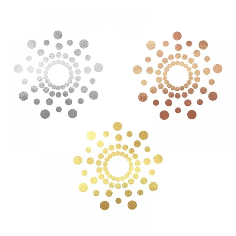 Украшение для груди MIMI Metallic Skin Transfer Bijoux Indiscrets вид 5