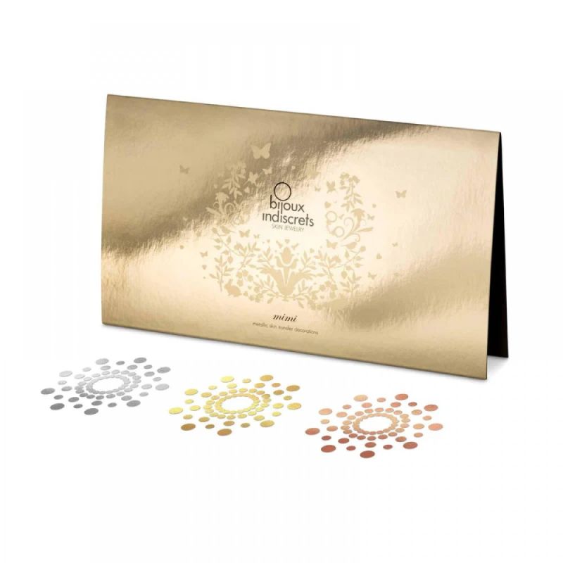 Прикраса для грудей MIMI Metallic Skin Transfer Bijoux Indiscrets вид 7