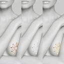 Украшение для груди MIMI Metallic Skin Transfer Bijoux Indiscrets