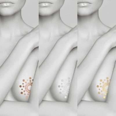 Прикраса для грудей MIMI Metallic Skin Transfer Bijoux Indiscrets