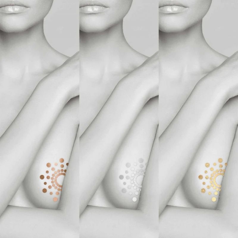 Прикраса для грудей MIMI Metallic Skin Transfer Bijoux Indiscrets вид 2