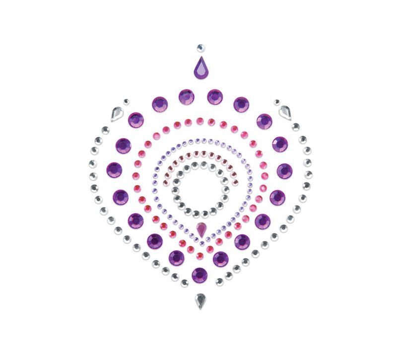 Прикраси для грудей та бікіні FLAMBOYANT зі стразами рожево-фіолетовий вид 6