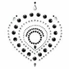Украшения для груди и бикини со стразами Flamboyant от Bijoux Indiscrets, серебристо-чёрные вид 3