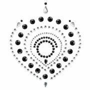Украшения для груди и бикини со стразами Flamboyant от Bijoux Indiscrets, серебристо-чёрные