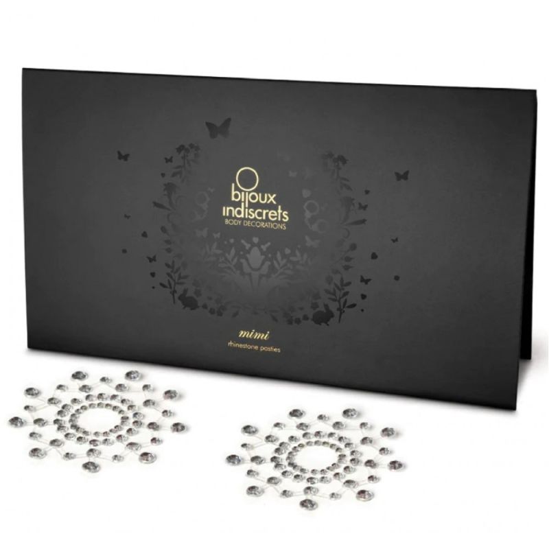 Прикраси - стрази на груди BIJOUX INDISCRETS MIMI SILVER вид 5