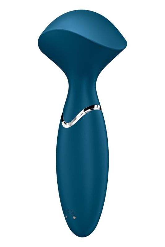 Універсальний компактний масажер Satisfyer Mini Wand-er синій вид 4