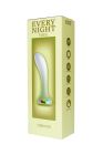 Універсальний вібратор з підсвічуванням Every Night Toys для точки G або P, зелений градієнт вид 6