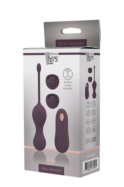 Вагінальні кульки з вібрацією DREAM TOYS ROYAL FANTASIES IDUNA вид 6