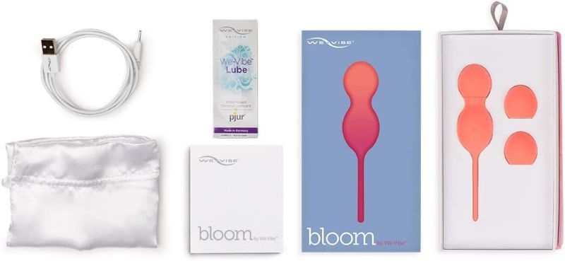 Вагінальні кульки з вібрацією We-Vibe Bloom Kegel Balls вид 8
