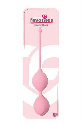 Вагінальні кульки DreamToys ALL TIME FAVORITES 60 гр. із зміщеним центром ваги, рожеві