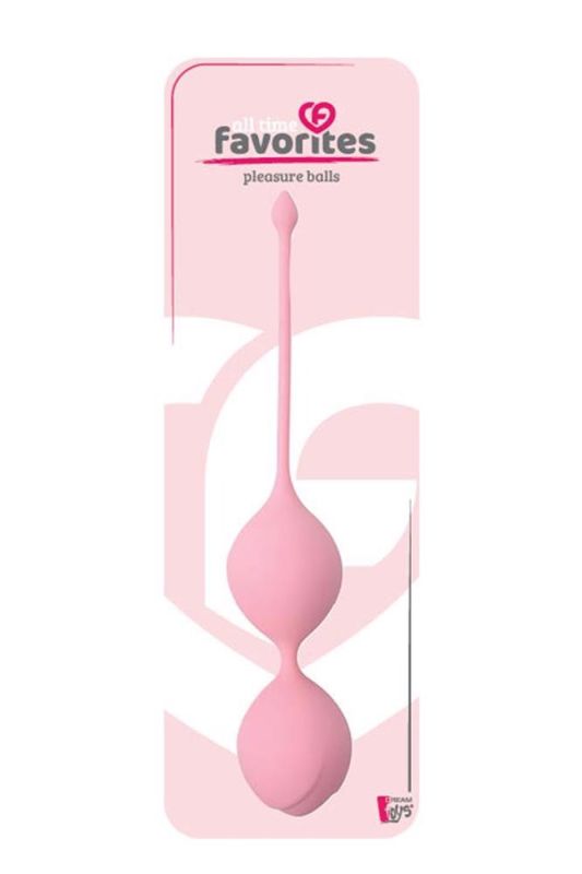 Вагінальні кульки DreamToys ALL TIME FAVORITES 60 гр. із зміщеним центром ваги, рожеві вид 2