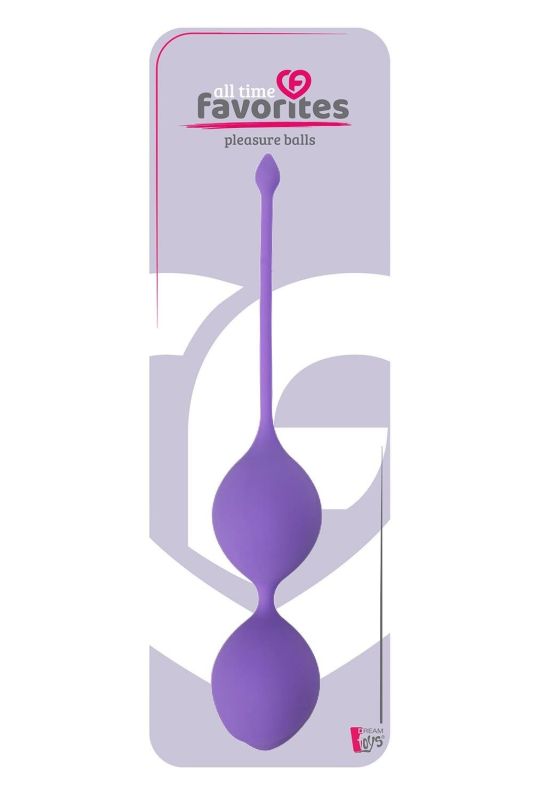 Вагінальні кульки зі зміщеним центром ваги Dream toys All Time Favorites фіолетові вид 2