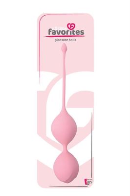 Вагинальные шарики Dream Toys ALL TIME FAVORITES 90 гр. со смещенным центром тяжести, розовые