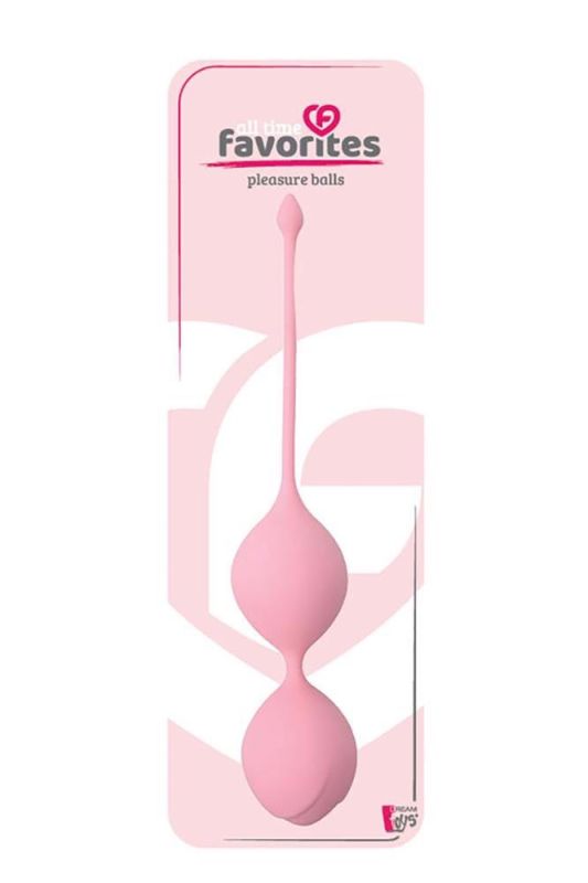 Вагинальные шарики Dream Toys ALL TIME FAVORITES 90 гр. со смещенным центром тяжести, розовые вид 2