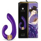 Вагінально-кліторальний вібратор Shunga Miyo нереалістичний, фіолетовий, 18.5 х 3.7 см вид 2