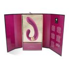 Вагинально-клиторальный вибратор Shunga Miyo нереалистичный, малиновый, 18.5 х 3.7 см вид 9