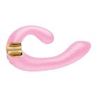 Вагінально-кліторальний вібратор Shunga Miyo нереалістичний, рожевий, 18.5 х 3.7 см вид 5