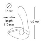 Вагинально-клиторальный вибратор Shunga Soyo нереалистичный, розовый, 17 х 3.7 см вид 8