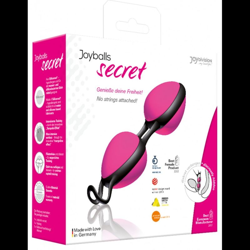 Вагинальные шарики JOYDivision, розовые, 3.7 см вид 7