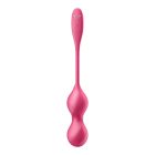 Вагінальні кульки з вібрацією Satisfyer Love Birds 2, що працюють від програми, рожеві вид 3