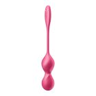 Вагінальні кульки з вібрацією Satisfyer Love Birds 2, що працюють від програми, рожеві вид 5