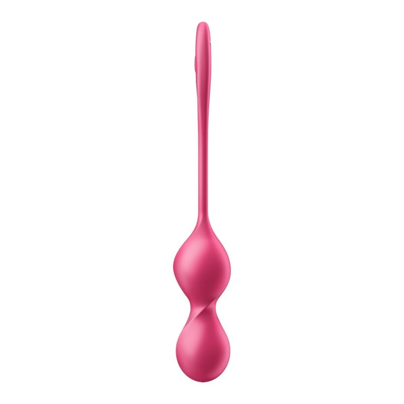 Вагінальні кульки з вібрацією Satisfyer Love Birds 2, що працюють від програми, рожеві вид 6