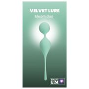 Вагинальные шарики Sweet Em на мягком соединении, бирюзовые, 17 х 3.3 см