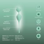 Вагинальные шарики Sweet Em на мягком соединении, бирюзовые, 17 х 3.3 см вид 6