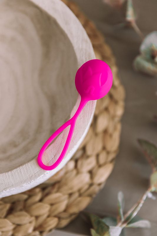 Вагінальна кулька Adrien Lastic Mia Geisha Ball S Magenta з подвійною щільністю, рожева вид 5