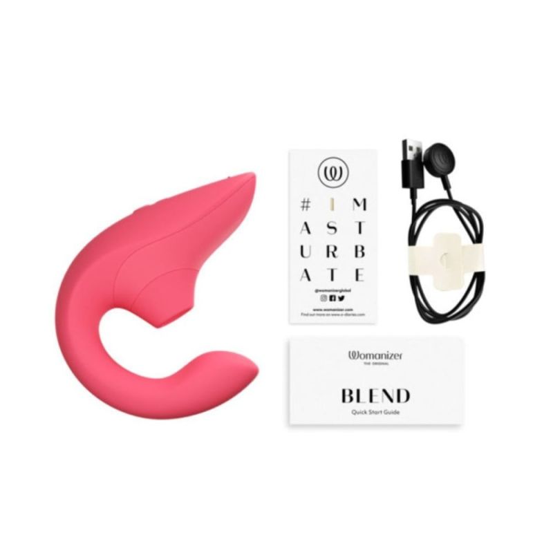 Стимулятор точки G та клітора Womanizer Blend Rose вакуум і вібрація, ніжно-рожевий вид 7