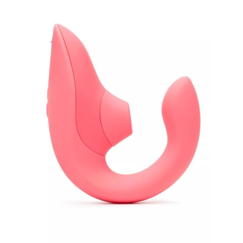 Стимулятор точки G и клитора Womanizer Blend Pink вакуум и вибрация, нежно-розовый вид 4