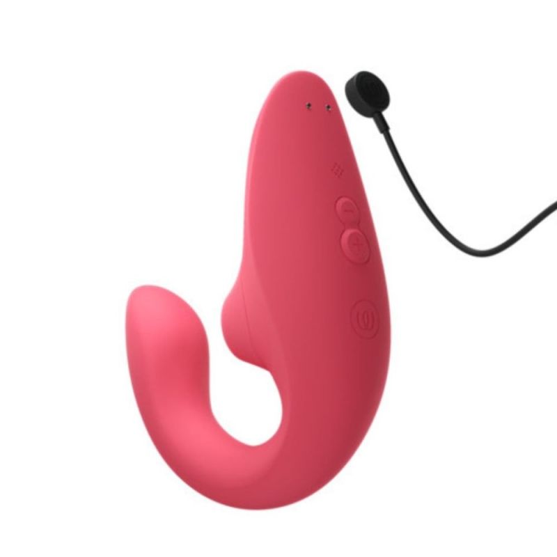 Стимулятор точки G и клитора Womanizer Blend Pink вакуум и вибрация, нежно-розовый вид 6