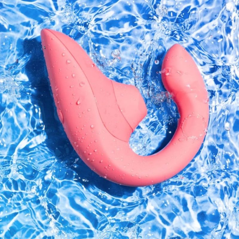 Стимулятор точки G та клітора Womanizer Blend Rose вакуум і вібрація, ніжно-рожевий вид 9