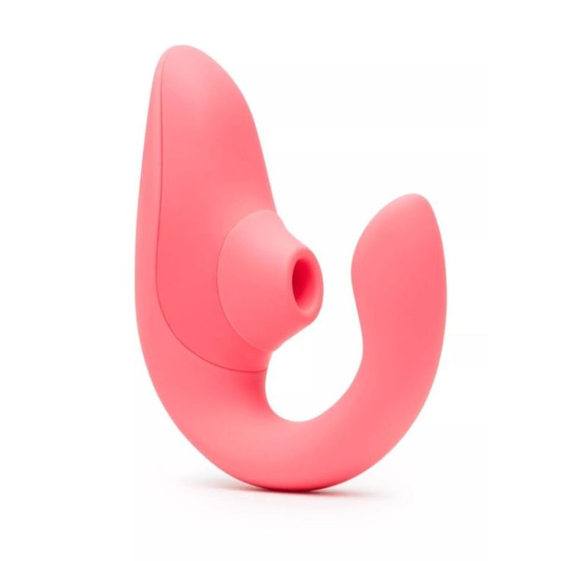 Стимулятор точки G и клитора Womanizer Blend Pink вакуум и вибрация, нежно-розовый вид 3
