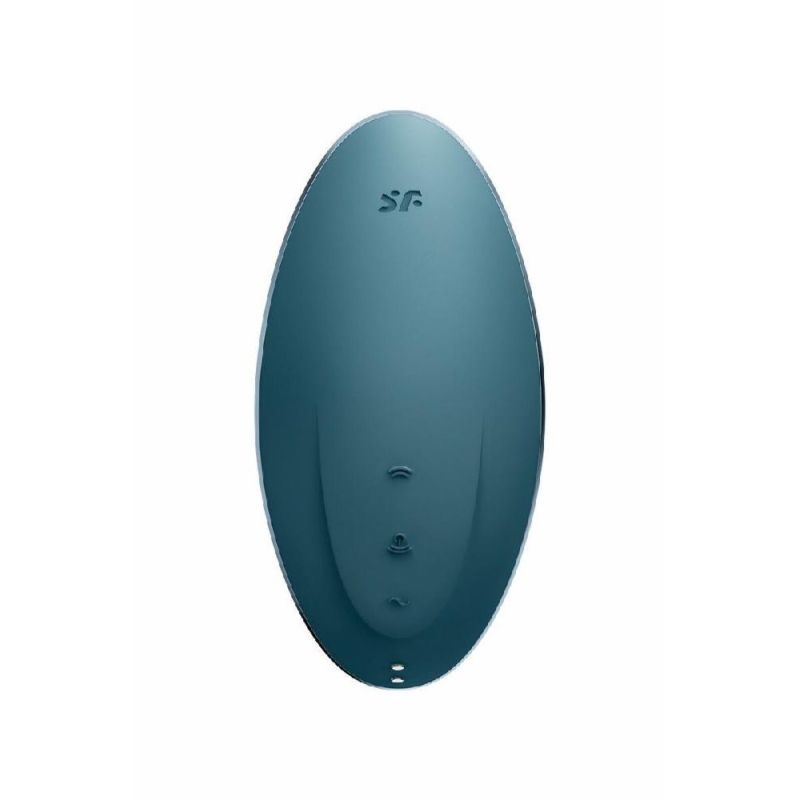 Вакуумный клиторальный стимулятор Satisfyer Vulva Lover 1 с вибрацией, синий вид 6