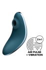 Вакуумный клиторальный стимулятор Satisfyer Vulva Lover 1 с вибрацией, синий вид 3