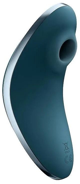Вакуумный клиторальный стимулятор Satisfyer Vulva Lover 1 с вибрацией, синий вид 4