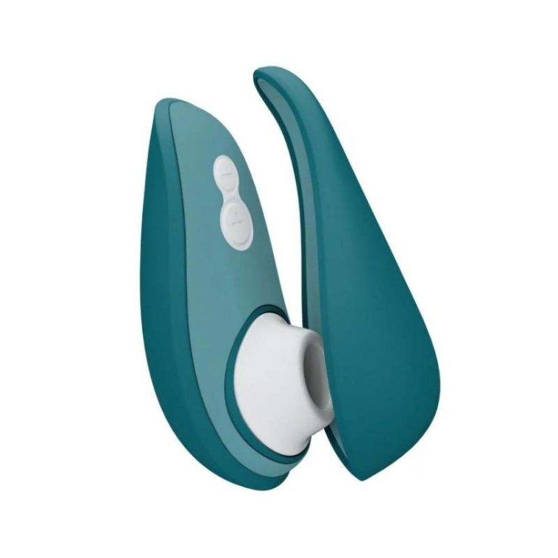 Вакуумний кліторальний стимулятор Womanizer Liberty 2 Dark Petrol, синій вид 3