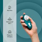 Вакуумний кліторальний стимулятор Womanizer Liberty 2 Dark Petrol, синій вид 11