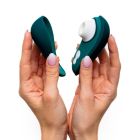 Вакуумный клиторальный стимулятор Womanizer Liberty 2 Dark Petrol, синий вид 10