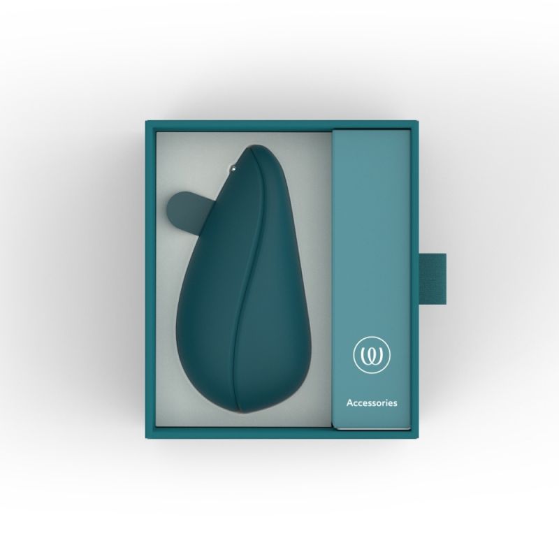 Вакуумний кліторальний стимулятор Womanizer Liberty 2 Dark Petrol, синій вид 19