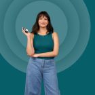 Вакуумный клиторальный стимулятор Womanizer Liberty 2 Dark Petrol, синий вид 17