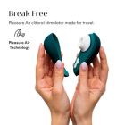 Вакуумний кліторальний стимулятор Womanizer Liberty 2 Dark Petrol, синій вид 9