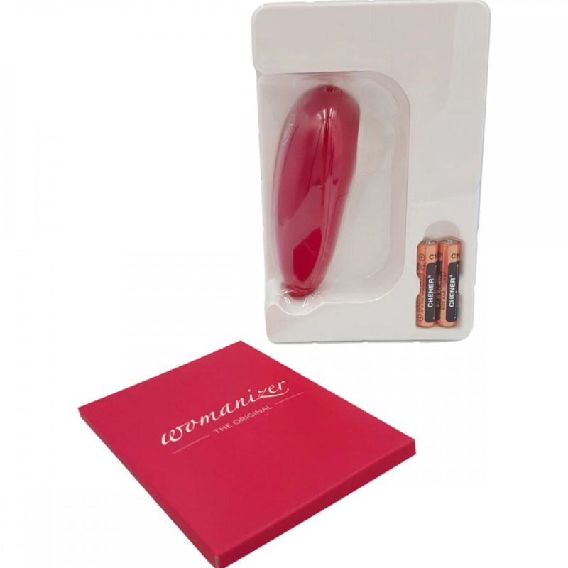 Вакуумний кліторальний стимулятор WOMANIZER Mini Red Wine вид 12