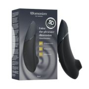 Вакуумний кліторальний стимулятор Womanizer Next Black, чорний