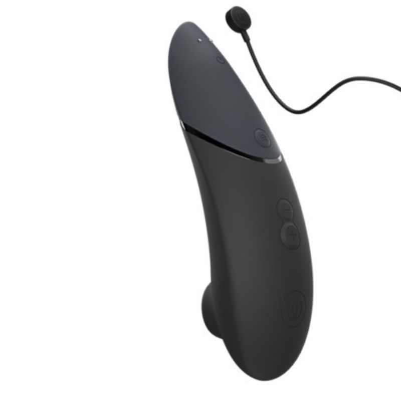 Вакуумний кліторальний стимулятор Womanizer Next Black, чорний вид 4