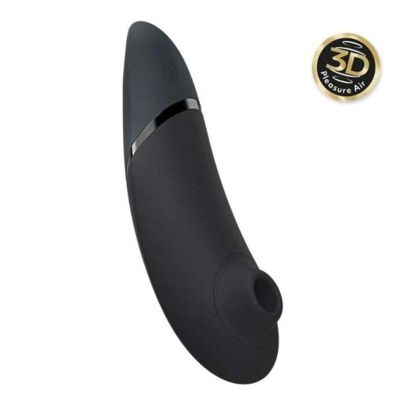 Вакуумний кліторальний стимулятор Womanizer Next Black, чорний вид 3