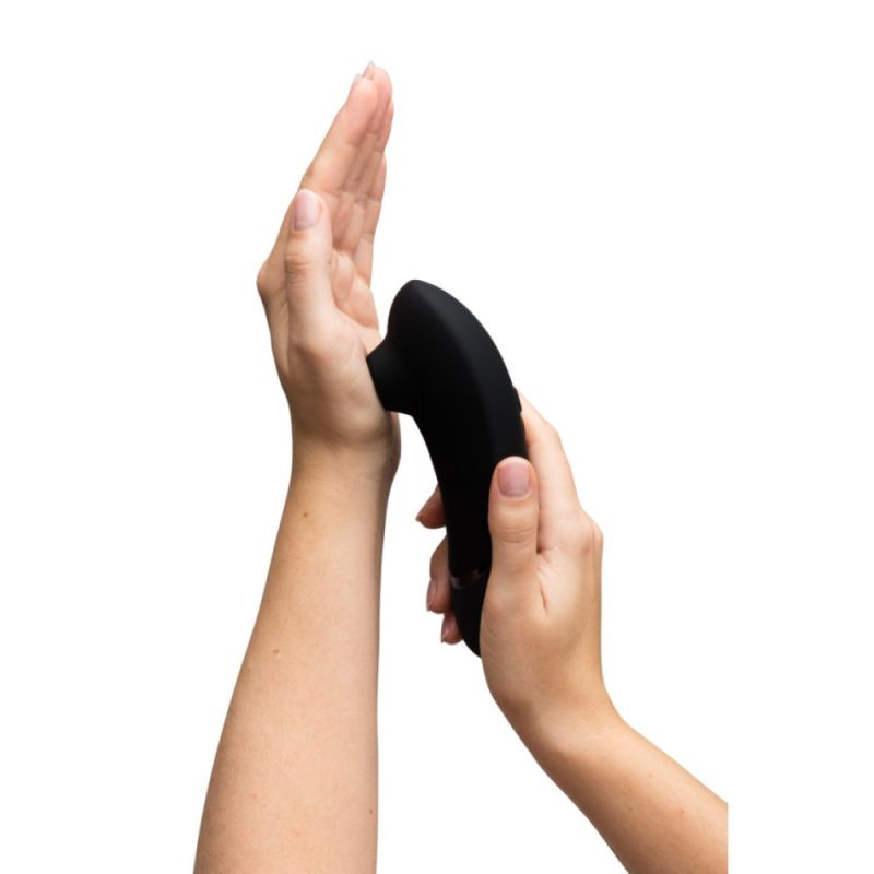 Вакуумный клиторальный стимулятор Womanizer Next Black, черный вид 5