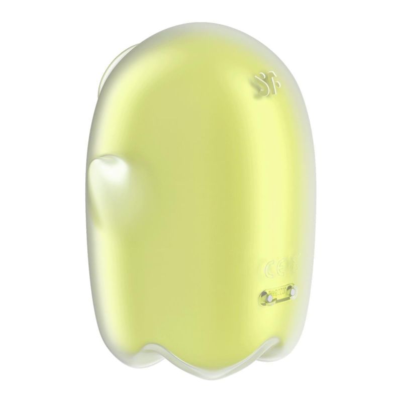 Вакуумний кліторальний вібратор із флуоресцентною поверхнею Satisfyer Glowing Ghost, жовтий вид 6