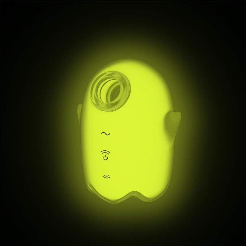Вакуумний кліторальний вібратор із флуоресцентною поверхнею Satisfyer Glowing Ghost, жовтий вид 7
